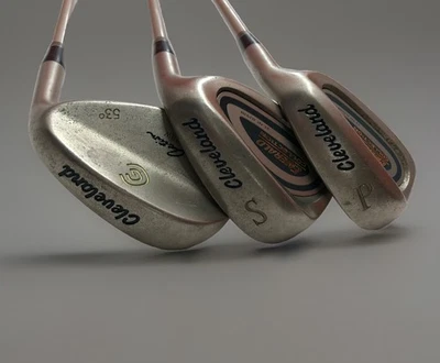 Cleveland Ladies Flex Wedge 3pc Set RH Tour Action Reg. 588W 53* SW PW Graphite - Image 1 of 4