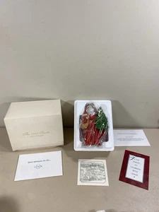 Lenox Weihnachtsmann mit Baum Figur 1995 ~ Neu im Karton - Bild 1 von 6