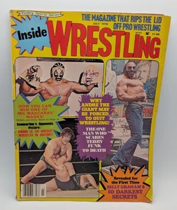 Vintage Inside Wrestling Magazine July 1976 Andre The Giant Billy Graham WWF Pro - Bild 1 von 5
