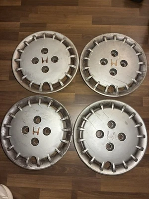 1990 1991 Honda Accord OEM Wheel Cover Hubcaps set 14" 55016 44733SM4034 - Image 1 of 4