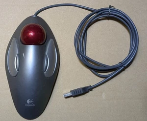 Logitech Mouse Marble T-BC21 – Trackball Maus (Klassiker, USB) - Bild 1 von 1