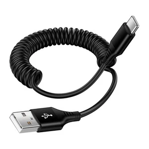 USB A to C Cable Retractable 3FT for iPhone 16 15/15 Pro/15 Pro Max/15... - Picture 1 of 7