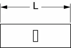 3M 8 AWG Non Insulated Brazed Seam Butt Connector 50PK - Image 1 of 1