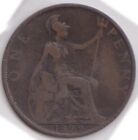 (H208-22) 1899 GB 1d coin (V)