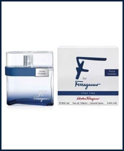 Salvatore Ferragamo F Free Time Eau De Toilette Spray for Men, 3.4 Ounce - Picture 1 of 3