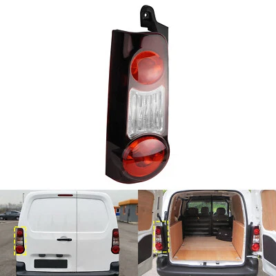 For 2012-18 Peugeot Partner Van MK2 Tepee 2D Rear Tail Stop Light Cover Left N/S - Image 1 of 4