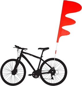 Wave Fahrrad Flagge/Trike Sicherheitsfahnen - hohe Sichtbarkeit, Kinderfahrrad Sicherheitsflagge, verstellbar - Bild 1 von 12