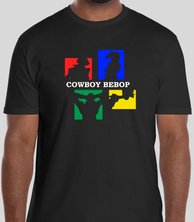 Cowboy Bebop Multicolor Personaje Camiseta Gráfica Anime Camisa Foto 1 de 1