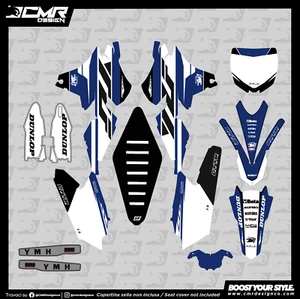 Kit Grafiche per YAMAHA Adesivi In Crystal YZF 250 450 2014 2015 2016 - Picture 1 of 1