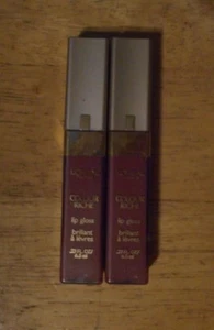 2 tube lot LOREAL COLOUR RICHE LIP GLOSS 220 RICH ROSE unsealed - Picture 1 of 4