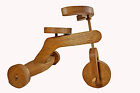 Wooden Tricycle 14" long 11" tall natural finish great for crafter or decor gift