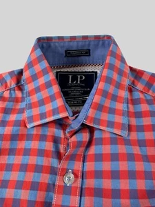 Louis Philippe LP Men’s Medium 40 Cm Dress Shirt Long Sleeve Button Up - Picture 1 of 9