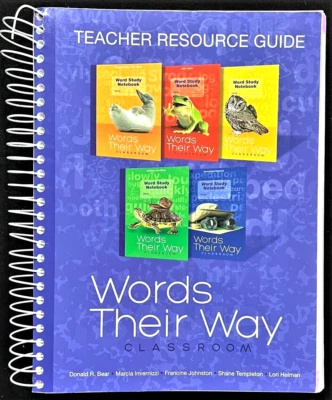 WORDS THEIR WAY Classroom - TEACHER RESOURCE GUIDE (2019, Pearson) - Image 1 of 4