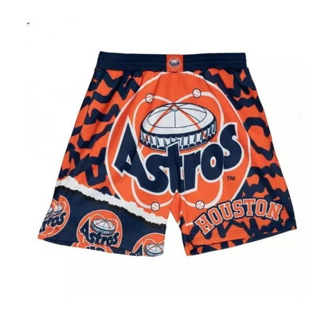 Mitchell & Ness Men's Houston Astros Jumbotron Shorts Size L Cover