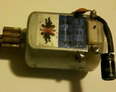  XMODS Gen.1 LIKE NEW MOTOR,STAGE2,BLUE 11TOOTH NO BEVEL GEAR - Image 1 of 2