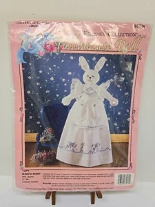 Brucilla Bunnita Bunny 17" Stamped Embroidery Pillowcase Doll Kit 1992 D37 - Picture 1 of 7
