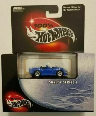 SHELBY СЕРИИ 1 СИНИЙ С СЕРЫМИ ПОЛОСКАМИ CON. 1/64 1:64 100% Hot Wheels 2003 #28 - Изображение 1 из 4