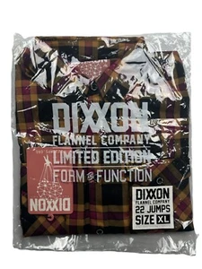 Dixxon Flannel Shirt Mens XL 22 Jumps Plaid Long Sleeve Motorcycle Skate Punk - Picture 1 of 4