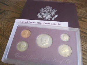 1989 Clad Proof Set U.S. Mint Original Government Packaging SAN FRANCISCO MINT - Bild 1 von 1