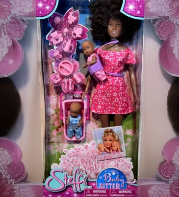 Barbie Clon Steffi Afroamericana Rara Niñera Muñeca con Bebés 🍼 Nueva 💕 Foto 1 de 4