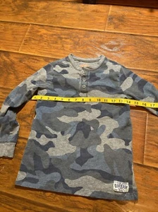 Boy’s Size 6 Camoflauge Long Sleeve T Shirt - Picture 1 of 7
