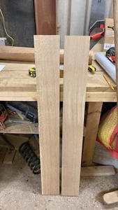 Oak Boards Shelves Various Sizes Kiln dried Planed square 25mm Thick 30cm-90cm - Picture 1 of 4