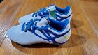 Adidas Messi 15.3 Soccer Shoes Cleats White/Prime Blue Rare Boys 4