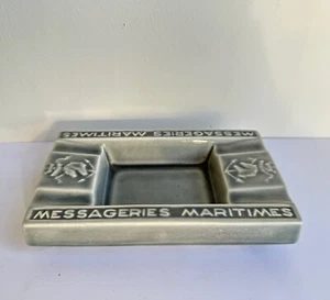 Ancien cendrier messageries maritimes céramique Proceram paquebot liner ashtray - Picture 1 of 11
