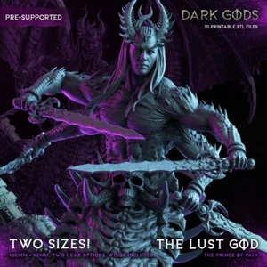 The Lust God - Greater Belial Lord of Sin - Pleasure Demon of Secrets 60 mm - Imagen 1 de 5
