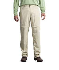 Men's BugsAway Sol Cool Ampario Convertible Pant Size 40 Light Khaki Exofficio - Picture 1 of 5
