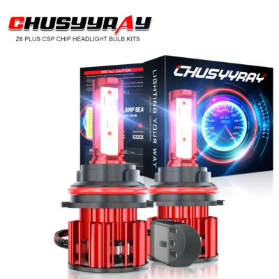 Kit de faros LED 9007 HB5 6000K blanco bombilla alta/baja para MERCURY Tracer 1997-1999 Foto 1 de 4