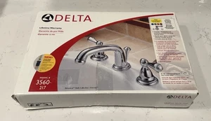 Delta Faucet 3560-217 Chrome Bathroom Faucet Botanical Bath Collection Freesia - Picture 1 of 2