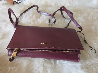  Lauren Ralph Lauren Newbury Purse Classic Leather Shoulder Bag  - Image 1 of 4