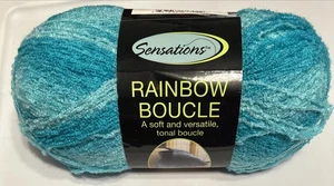 1 Sensations Rainbow Boucle TÜRKIS Druck Garn eingestellt 11oz 853yds - Bild 1 von 5