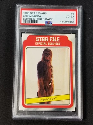 1980 Topps Star Wars: The Empire Strikes Back #5 Chewbacca PSA 4 - Image 1 of 2