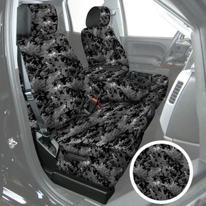 Saddleman 309968-16 TrueTimber 1st Row Viper Urban Camo Custom Seat Covers - Picture 1 of 5