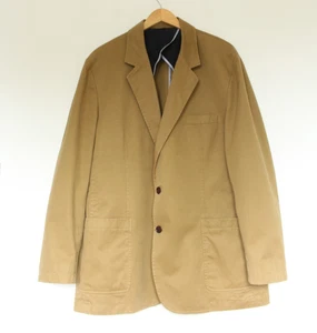 Orvis blazer jacket size 46R tan brown sports coat cotton chore utility pockets - Picture 1 of 8