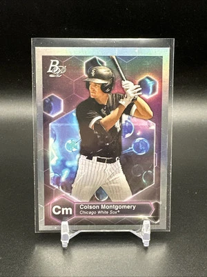 2022 Bowman Platinum - Precious Elements #PE-4 Colson Montgomery (RC) - Image 1 of 2