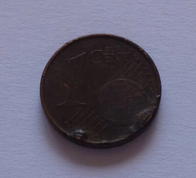 Error: Germany 1 Euro Cent 2005, Mint error - Image 1 of 4