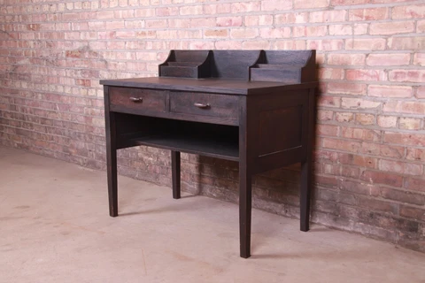Early Gustav Stickley Ebonized Mission Arts & Crafts Writing Desk, Circa 1900 Cover