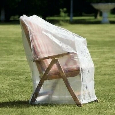Housse protection TRANSPARENTE pour chaise transat relaxation 120x80x65cm 15481 - Imagen 1 de 3