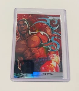 MIKE TYSON 2024 Leaf Metal Chrome ANIME NATION #/99 BOXING - Picture 1 of 1