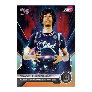 Topps Now Overtime Elite 2022 #os-1 Nassir Cunningham signos con OTE - Imagen 1 de 2