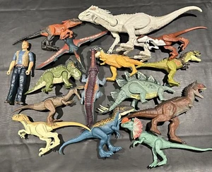 Lot Of 15 Jurassic World Park Dinosaur Action Figures Collection - Picture 1 of 16