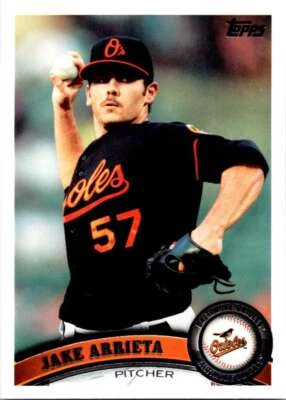2011 Topps #393a Jake Arrieta NM-MT Orioles ID:39088 - Image 1 of 2