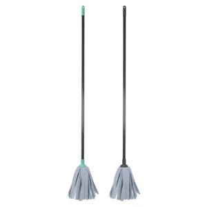 Trapeador de piso sintético ligero súper absorbente JVL, turquesa/gris - Imagen 1 de 9