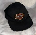 Vintage Harley Davidson motos chapeau noir corde années 80 casquette NY Snapback Yupoong