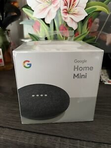 NEW Google Home Mini 1st Gen Google Nest Charcoal Gray NIB Brand New Smart Hub