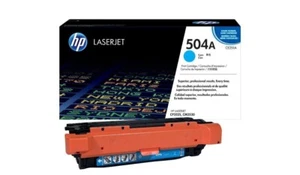 Toner HP 504A CE251A Tonerpatrone Cyan original NO BOX CP3525 CM3530 - Bild 1 von 1