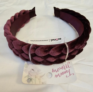 Scunci Braided Wide Headband Tamera Mowry Collection Purple New